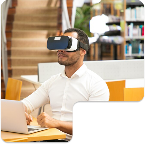 Profesional con VR